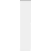vidaXL Verduisteringsgordijn, wit, 40x230 cm, stofbreedte 35,7 cm, polyester