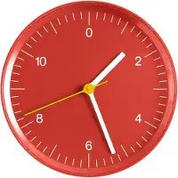 HAY Wall Clock (Recycled) Wandklok Red