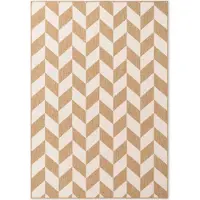 Ted Baker Vloerkleed Terrick Rechthoekig - Jute wit 120 x