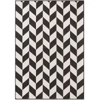 Ted Baker haringey buitenkleed zwart wit- 160x230 cm