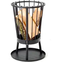 DNA Vuurkorf Voor Buiten - Vuurschaal Voor Buiten - Vuurkorf - Zwart - 62cm x 44cm x 9cm
