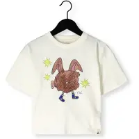 The New Chapter T-shirt wit Jongens/Meisjes Katoen Ronde hals Printopdruk - maat 98