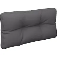 vidaXL Palletkussen 80x40x12 cm stof antracietkleurig