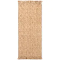 Home Collection Vloerkleed Fjord Rechthoekig - Natuurlijk goud 80 x 300