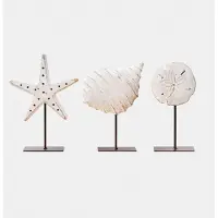 Loberon Decoratief element set van 3 Havsberg