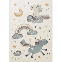 Hanse Home Vloerkleed Einhorn Rechthoekig - Creme Multicolor 160 x