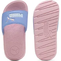 Puma Strand-/badschoen 'Cool Cat 2.0' royal blue/koningsblauw / pastelroze / wit