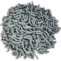 LEGO bouwsteen 4x4 Boogvormige steen, lichtgrijs - 48092, NIEUW! Aantal: 250 stuks