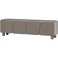 Woood Root Tv Meubel 200 CM - Grenen - Truffel Bruin - 58x200x45