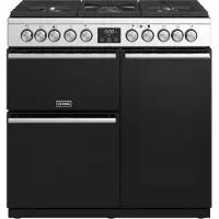 Stoves fornuis/90cm/5p/3ovens RVS