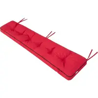 Hobbygarden Etna - Bankkussen - 150x40 cm - Rood - Oxford Stof