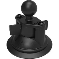 Ram Mounts RAM-B-224-1U 3.3" Diameter Suction Cup Base with 1" Ball