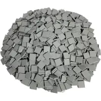 LEGO 2x2 Tegels Lichtgrijs - 50 stuks - Licht blauwgrijze tegel 3068b (0, LEGO Accessoires)
