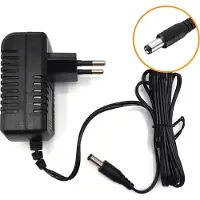 Vrooomy 12V 1.0A Oplader - Ronde Pin (5,5 x 2,1 mm) - Adapter voor Elektrische Kinderauto's & Vergelijkbare Accu's - 100-240V AC - Lengte: 1m - Ronde Pin (5,5 x 2,1 mm)