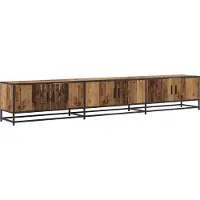 Syfax TV Eenheden 240 x 35 x 41 cm Oud Hout Bewerkt hout
