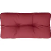 vidaXL Bankkussen 80x40x12 cm stof wijnrood