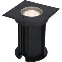 HOFTRONIC™ Ramsay dimbare LED grondspot - Vierkant - Zwart - 4000K neutraal wit - 5 Watt - IP67 straal waterdicht - 3 jaar garantie Grondspot buiten 230V