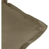 vidaXL Tuinbankkussen 120x50x7 cm stof gemêleerd taupe