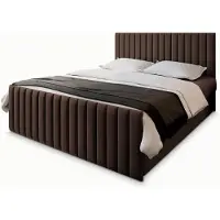 Masseno Boxspring ARION 180x200 cm met matras en topper, bedkasten - Bruin