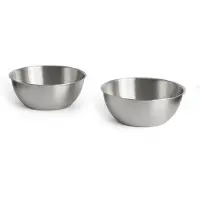 HAY Outdoor Market serveerschaal Roestvrij staal, 700 ml, 2-pack