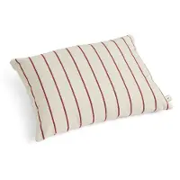 HAY Outdoor Market Kussen Beige with red stripe
