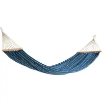 HAY - Outdoor Market Hangmat - Blauw met Beige Streep
