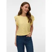 Vero Moda Blouse 'VMTASSA' lichtgeel