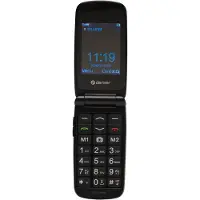 24.Se BAS-24800L, Flip telefoon, Dual SIM, 6,1 cm (2,4 inch), 0,3 MP, Bluetooth, Zwart