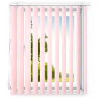 Time4blinds - verticale lamellen - lamellen voor kantoorwerkplekken en voor thuis - Slaapkamer Jaloezieën - Keuken Jaloezieën - 100x120 cm - Lichtroze