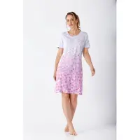 Hajo nachthemd roze confetti | Maat 52/54