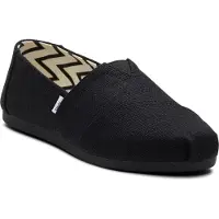 Toms Instappers 'ALPARGATA' zwart