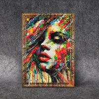 YS Canvas schilderij landschapsformaat handgeschilderd kleuren van passie expressief – -Art Gallery – Expressieve wanddecoratie voor woonkamer – Modern schilderij voor slaapkamer en hal