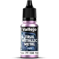 Wittmax Hobbyverf Acrylverf - 77108 True Metallic Metal - Light - Amethist Paars - Acryl - Verf flesje - 1x 18 ml