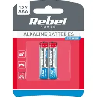 Rebel Extreme - Alkaline Batterijen - AAA - 2 stuks - Verbeterde Prestaties
