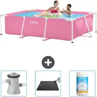 Intex Rechthoekig zwembad - 220x150x60 cm - 4-delig - SCB80