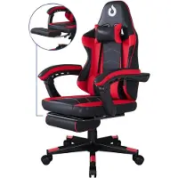 Stane Verstelbare Ergonomische Gamestoel met Voetsteun - Bureaustoel
