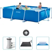 Intex Rechthoekig zwembad - 300x200x75 cm - 4-delig - SCB79