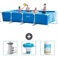 Intex Rechthoekig zwembad - 450x220x84 cm - 4-delig - SCB77