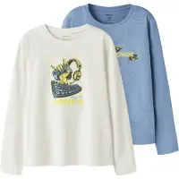 Name it Shirt 'NKMVUX' opaal / geel / zwart / offwhite