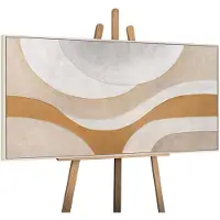 YS Canvas schilderij handgeschilderd flow of warmth abstract – -Art Gallery – Luxe wanddecoratie voor woonkamer – Modern schilderij voor slaapkamer en hal