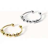 Purelei Ring 'Shade Anxiety' goud / zilver