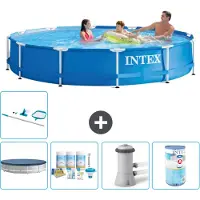 Intex Framezwembad, rond - 366x76 cm - 6-delig, model S41547