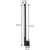 LINDBY Buitenverlichting , Neano, Zwart, Balkon, Aluminium, Modern