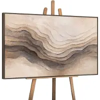YS Canvas schilderij handgeschilderd memory of the earth abstract – -Art Gallery – Luxe wanddecoratie voor woonkamer – Modern schilderij voor slaapkamer en hal