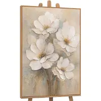 YS Canvas schilderij handgeschilderd veil of tenderness abstract – -Art Gallery – Luxe wanddecoratie voor woonkamer – Modern schilderij voor slaapkamer en hal