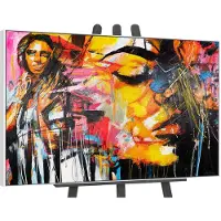 YS Canvas schilderij groot handgeschilderd kleursymfonie abstract uitbundig – -Art Gallery – Uitbundige wanddecoratie voor woonkamer – Modern schilderij voor hal en kantoor