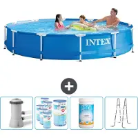 Intex Framezwembad, rond - 366x76 cm - 5-delig, model SCB96