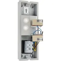 LINDBY - Wandlamp buiten - 2lichts - Aluminium, glas - H: 16 cm - GU10 - wit