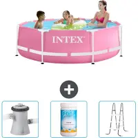 Intex Framezwembad, rond - 244x76 cm - 4-delig, model SCB84