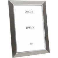 Deknudt Frames fotolijst S45VD1 - zilver met zilverbies - foto 20x30 cm